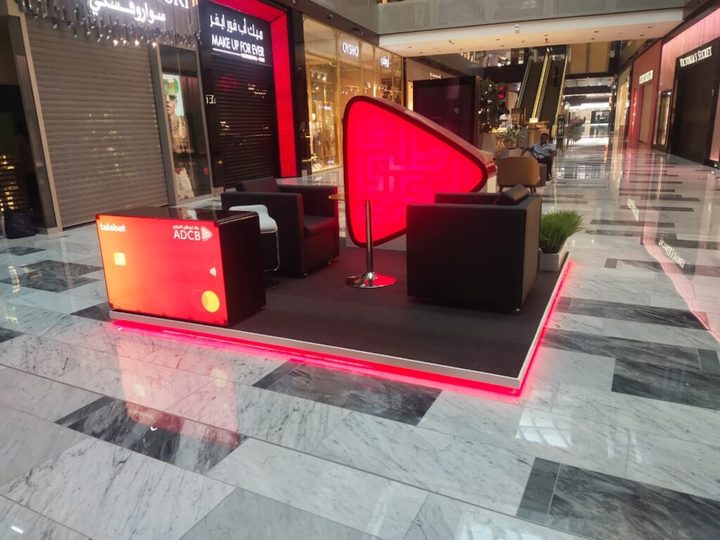 Glowing 3D ABCD, Digital Signage Kiosk Supplier in Dubai