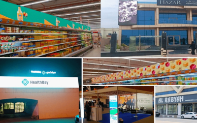 3D shop and store front signage and wall graphics in dubai