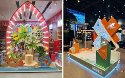 Exhibition stand signage in dubai, Kiosk for event, mall