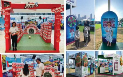 Outdoor, exhibition stand signage in dubai, outdoor kiosk for event